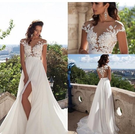 Bohemian wedding dress