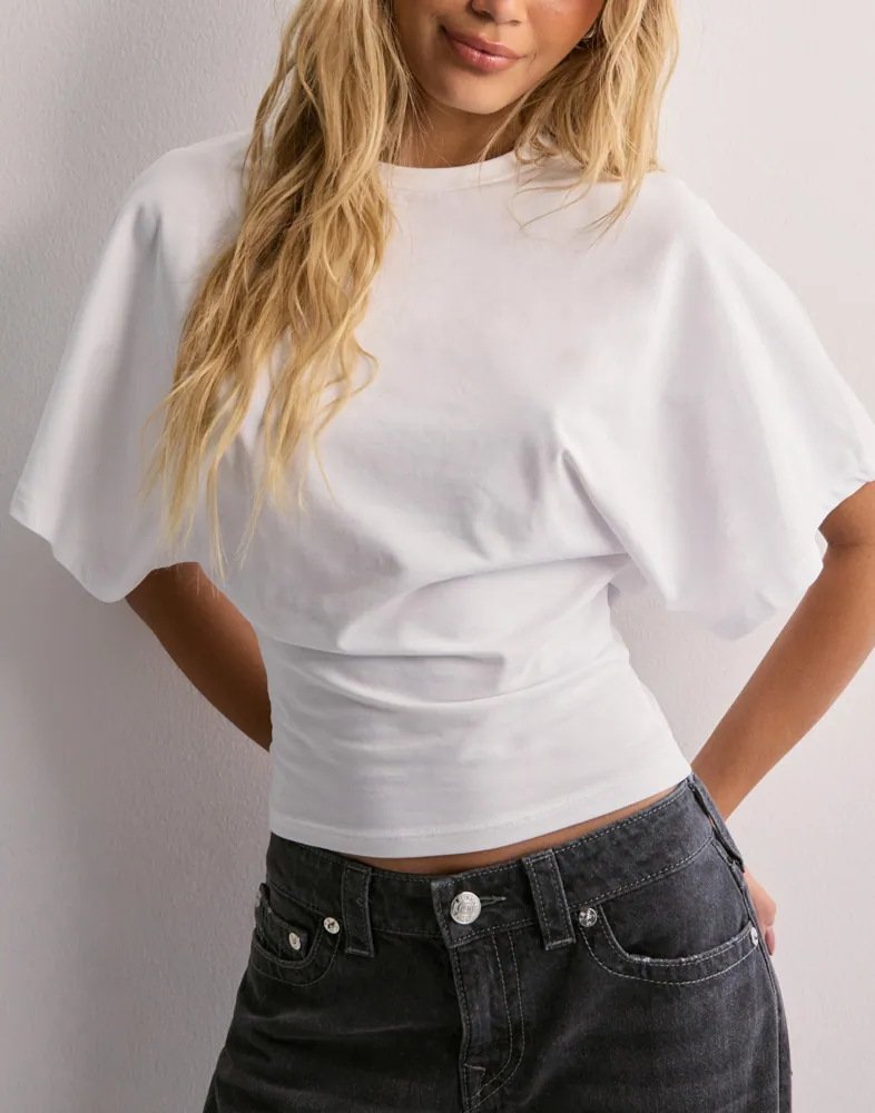 Summer Batwing Sleeve T-shirt Tops For Women Clothing - Image 4