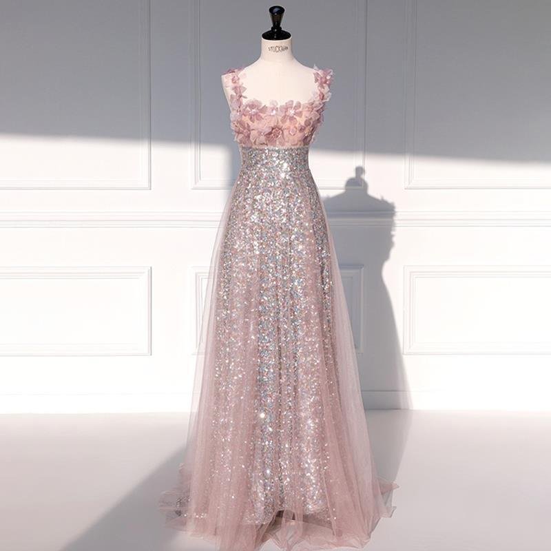 Sequined Flower Wedding Dress For Women - Image 7