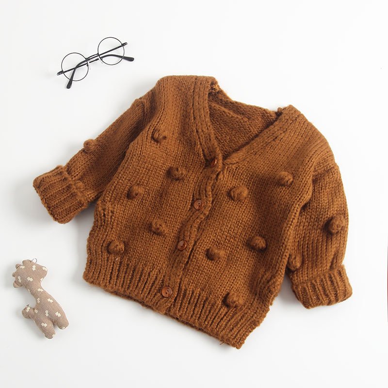 Baby knitted cardigan jacket - Image 3