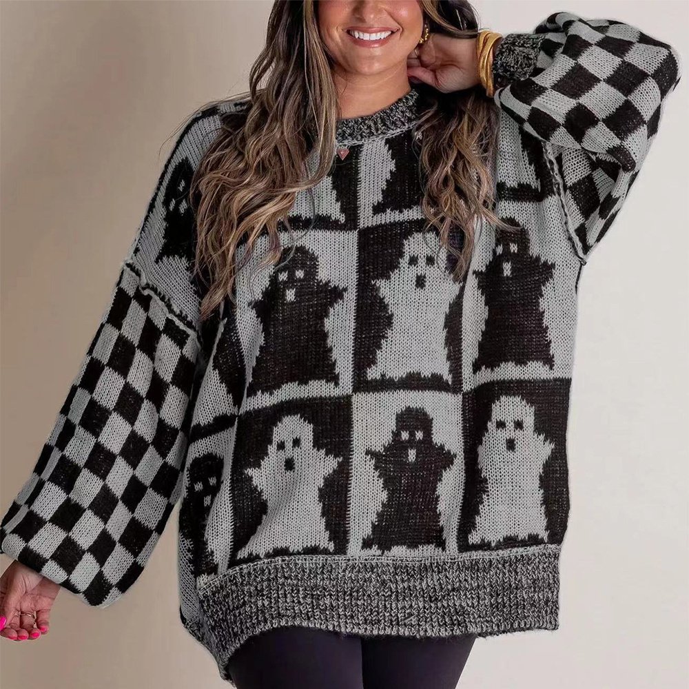 Halloween Cartoon Ghost Tops For Women - Image 5