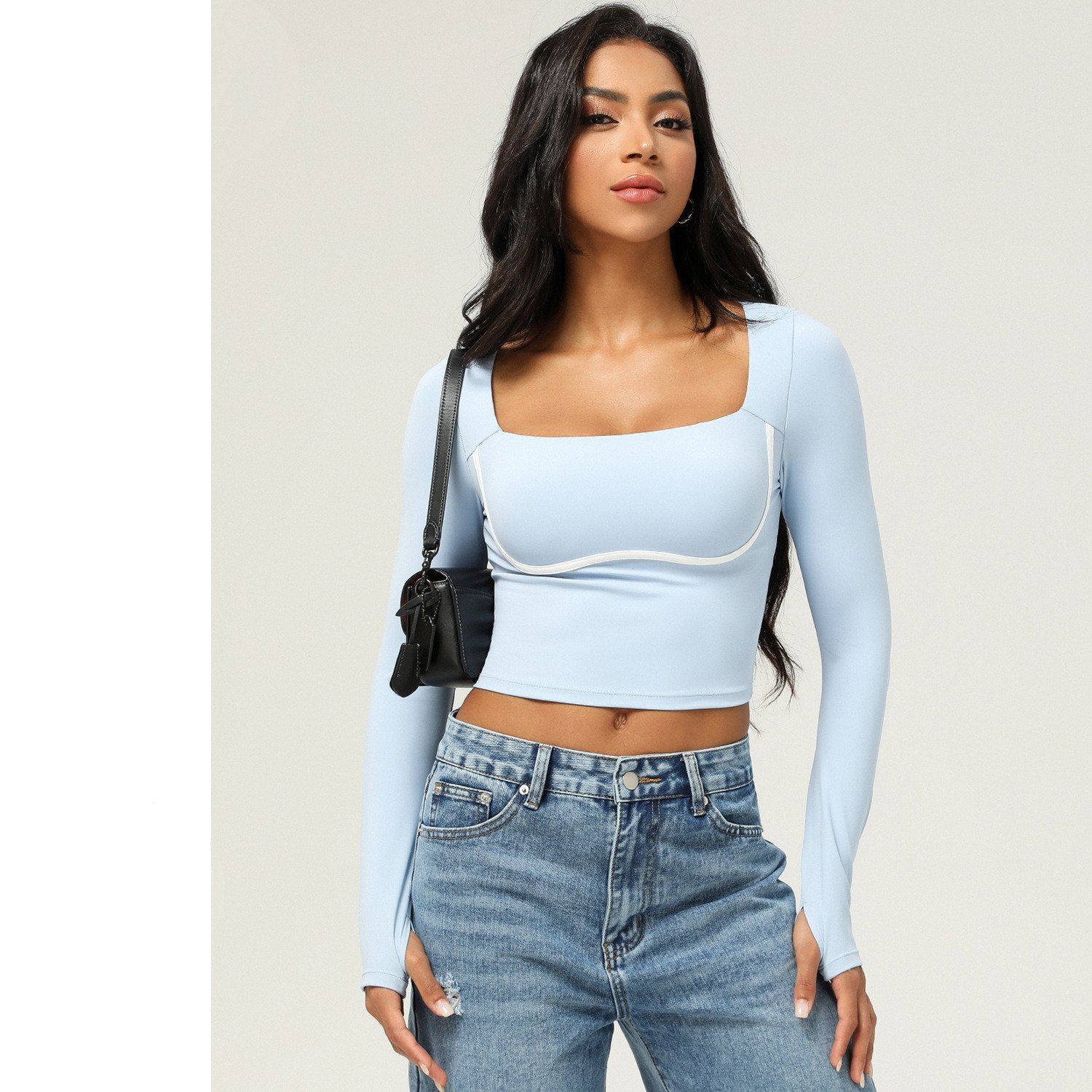 Fashion Casual Fitness Yoga Wear Top Women With Chest Pad - Image 6