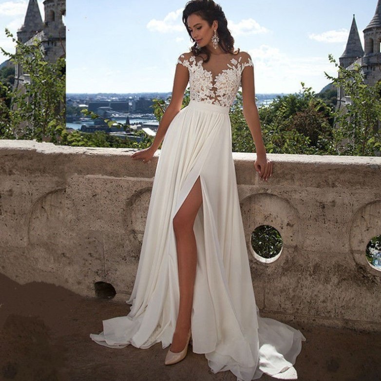 Bohemian wedding dress - Image 3