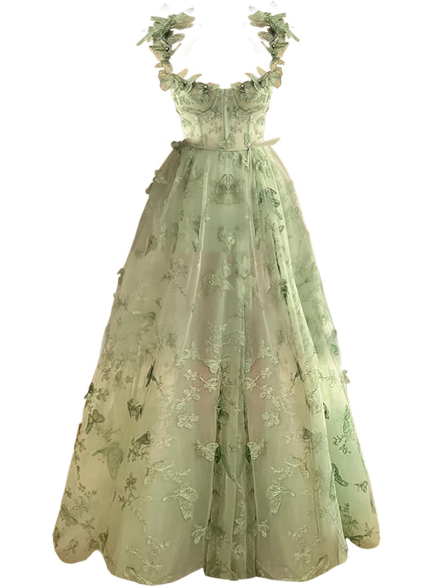 Flowers Bridesmaid Wedding Dress Princess Dress - Image 5