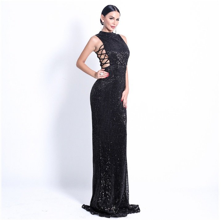 Lace-up party dress - Image 4