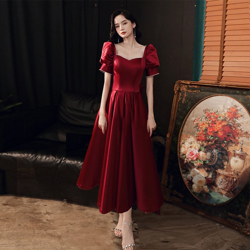 Wine Wedding Dress - Image 5