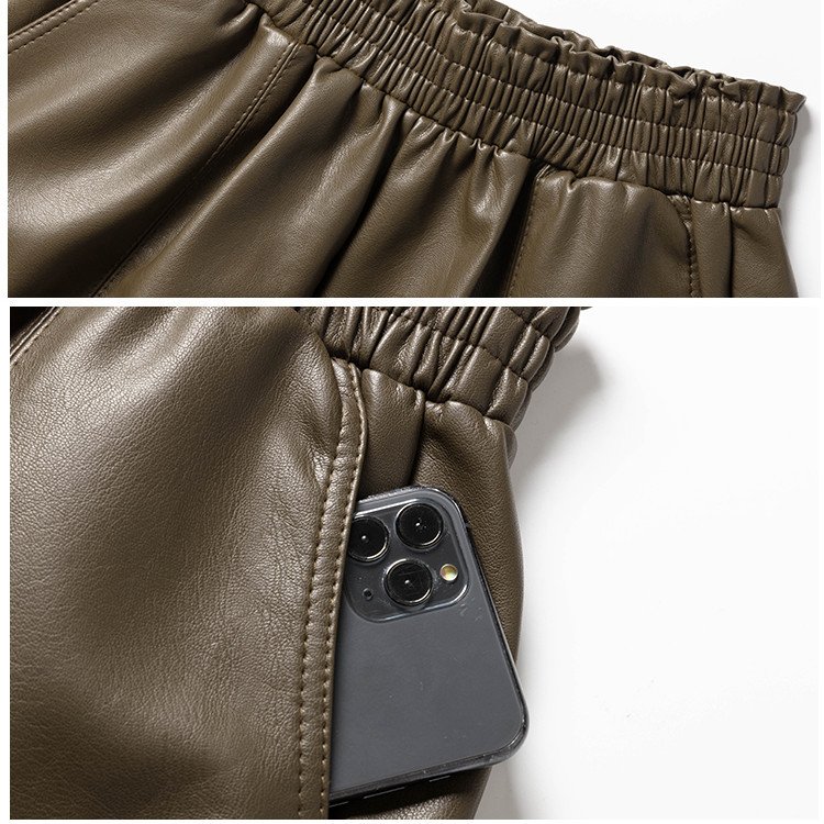 Casual Shorts For Women In Autumn And Winter Wear Elastic - Image 6