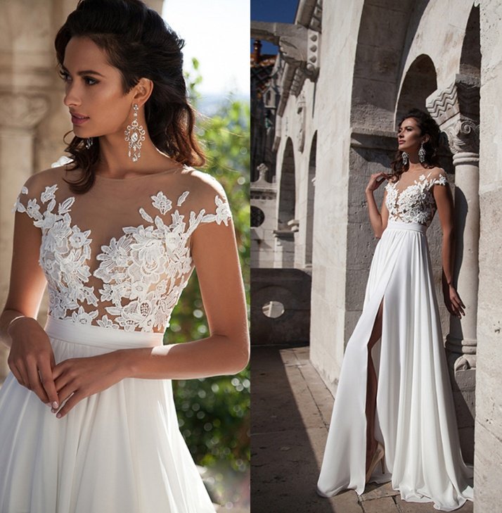Bohemian wedding dress - Image 4