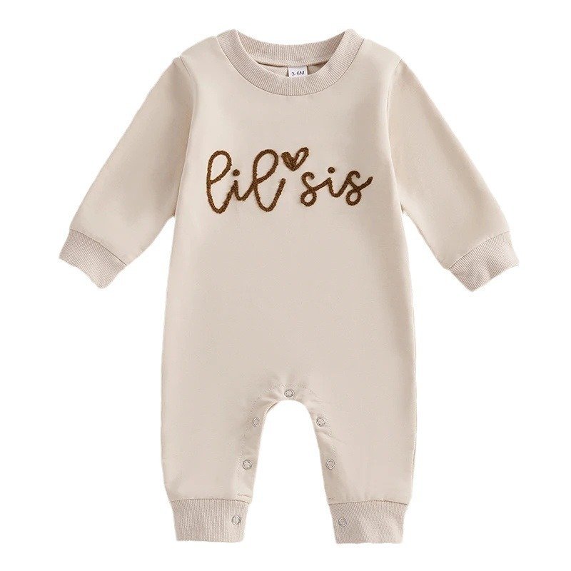Baby Jumpsuit Baby Girl Simple Onesie - Image 4
