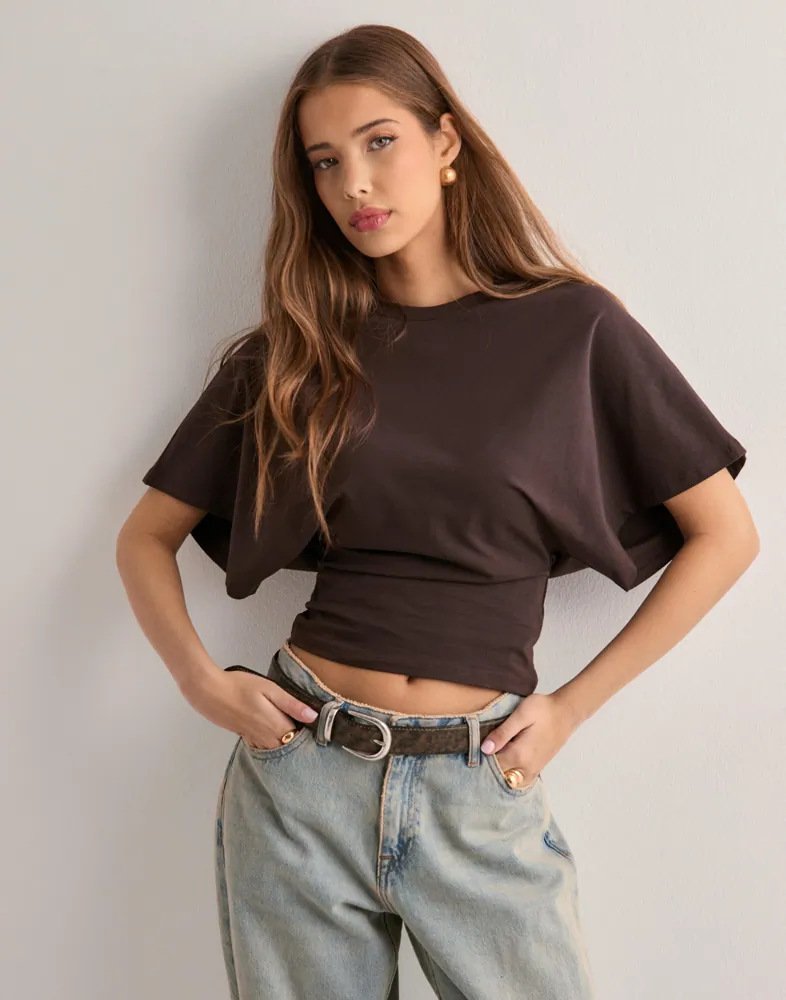 Summer Batwing Sleeve T-shirt Tops For Women Clothing - Image 7