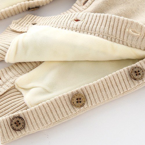 Newborn Baby Clothes Baby Crawling Clothes Thickening Out Baby Harness - Image 4