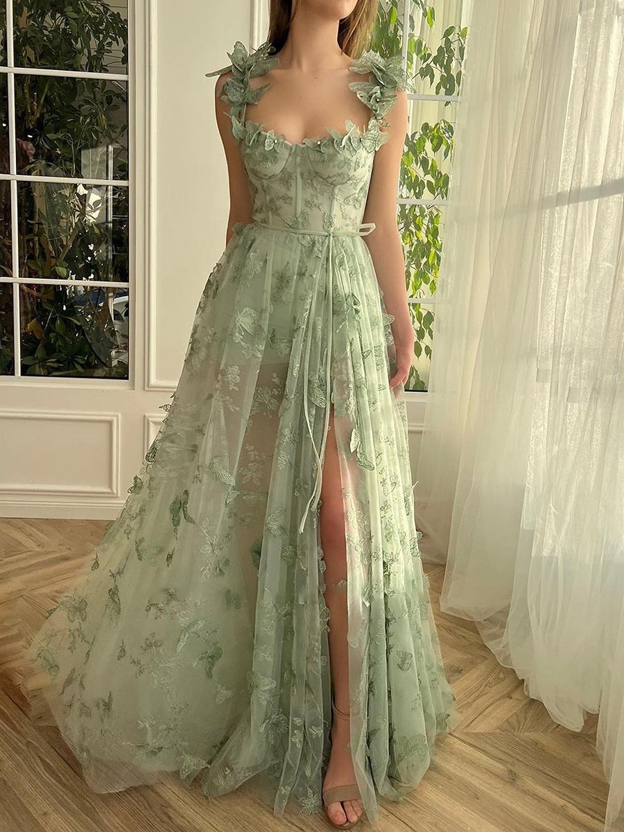 Flowers Bridesmaid Wedding Dress Princess Dress - Image 4