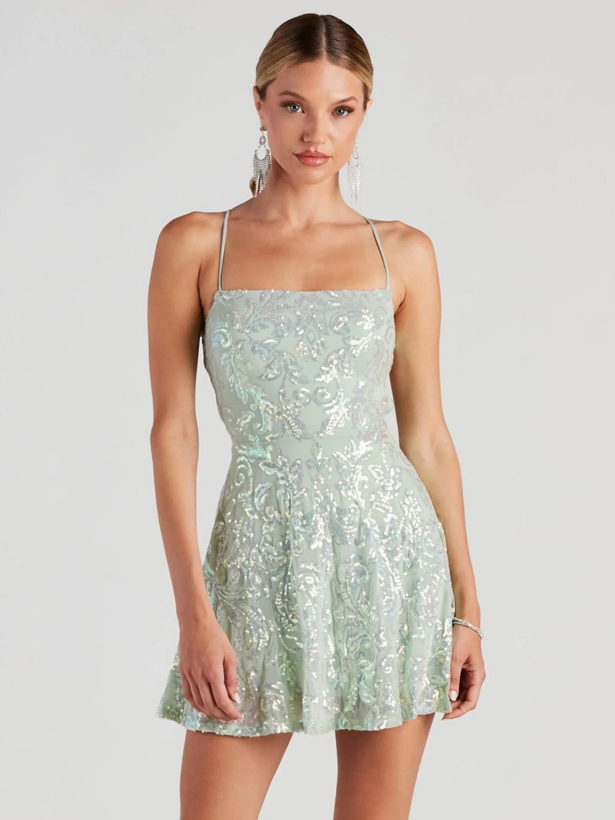 Sequin Nightclub Party Dress - Image 7