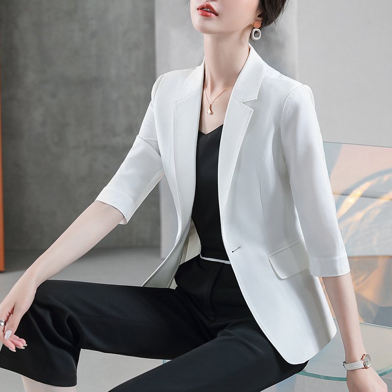 Coat Fashion Casual Suit Women Professional Wear - Image 3