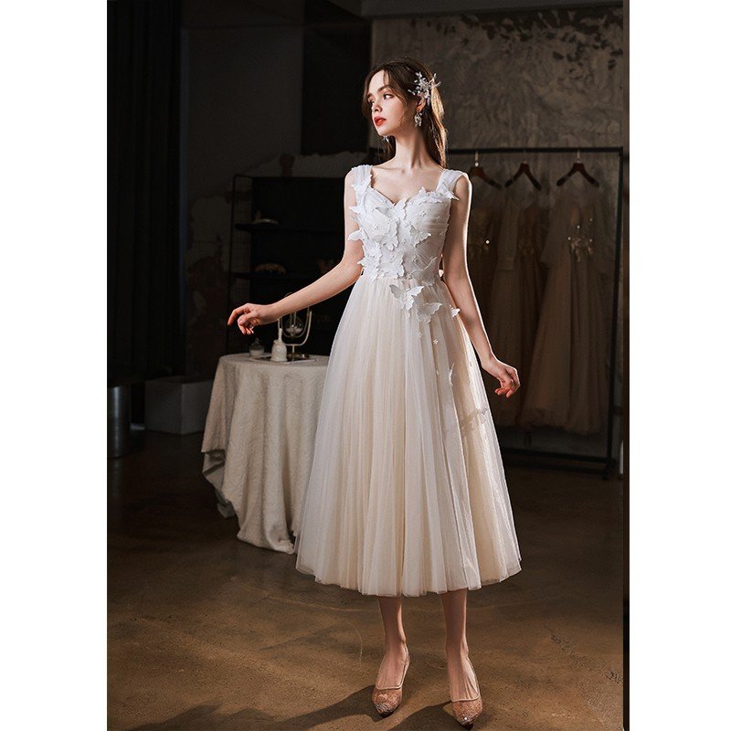 Wedding Banquet Host Evening Dress - Image 2