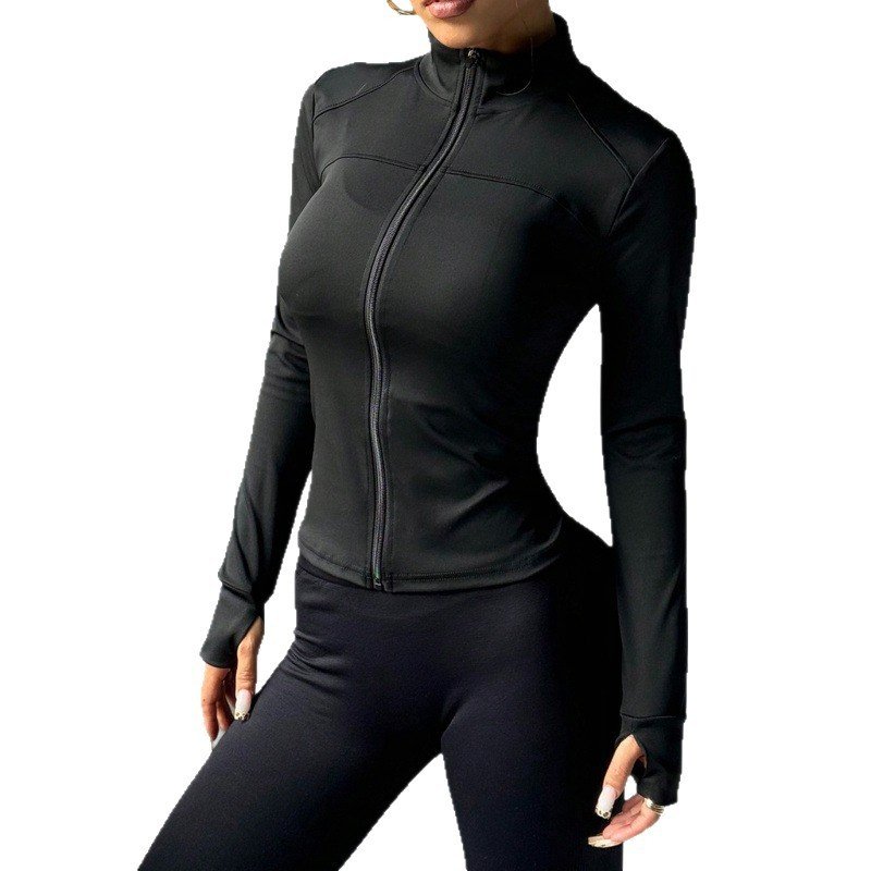 Women's Long-sleeve Yoga Tops And Workout Jackets - Image 7