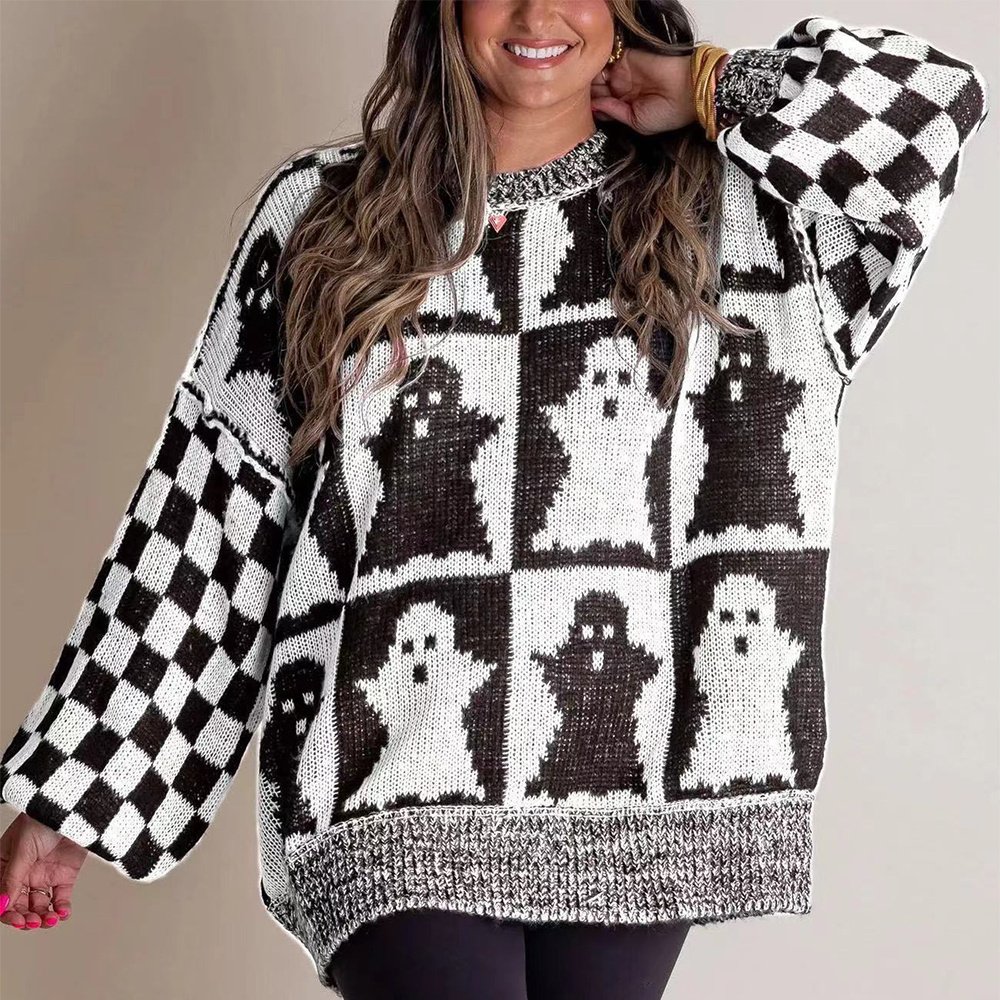 Halloween Cartoon Ghost Tops For Women - Image 6