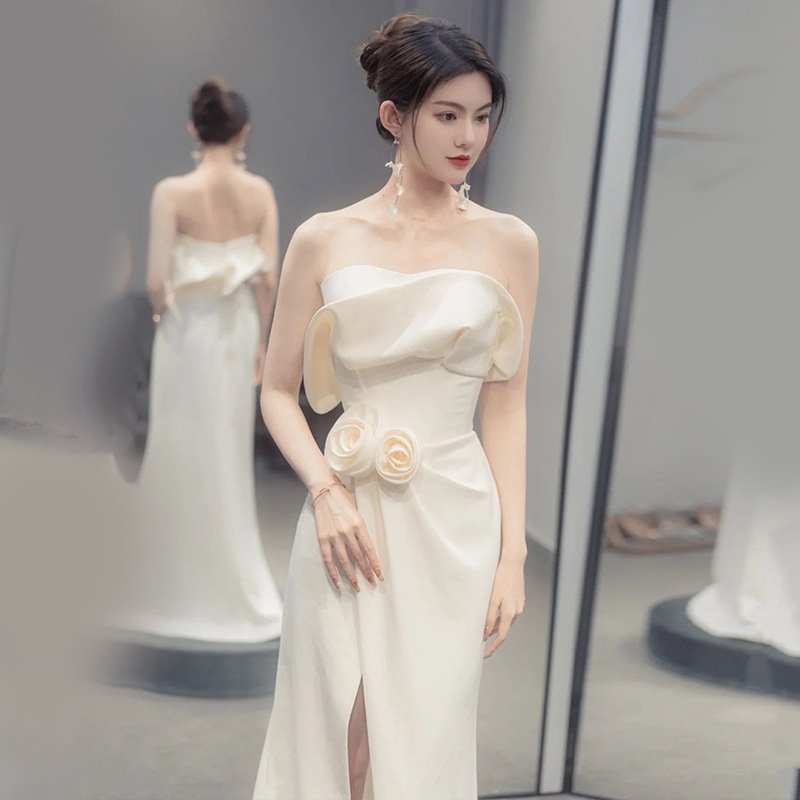 Bride French Luxury Wedding Dress - Image 5