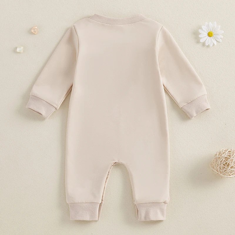 Baby Jumpsuit Baby Girl Simple Onesie - Image 2