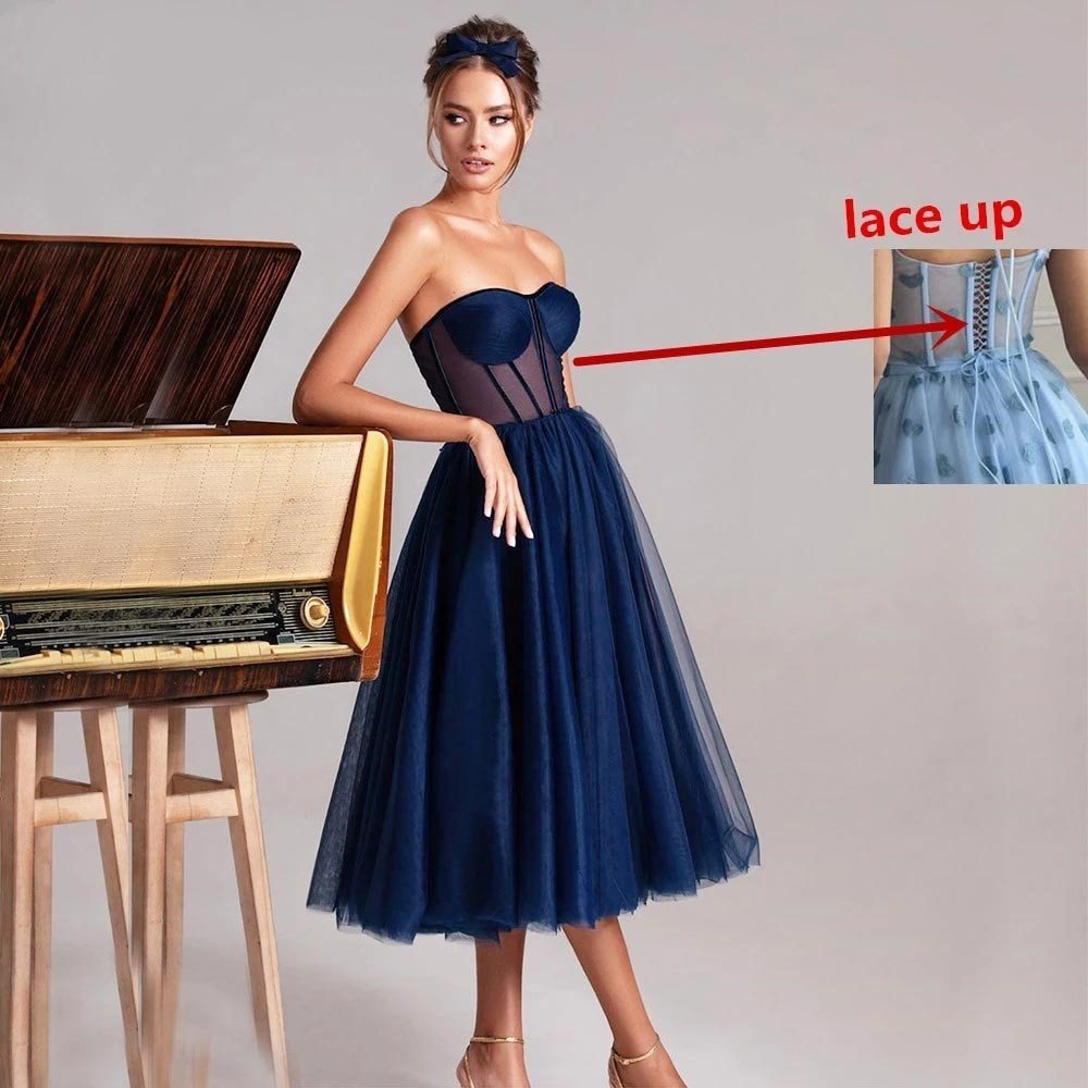 Formal Dress Women Long Evening Bandage Red Shirt - Image 3
