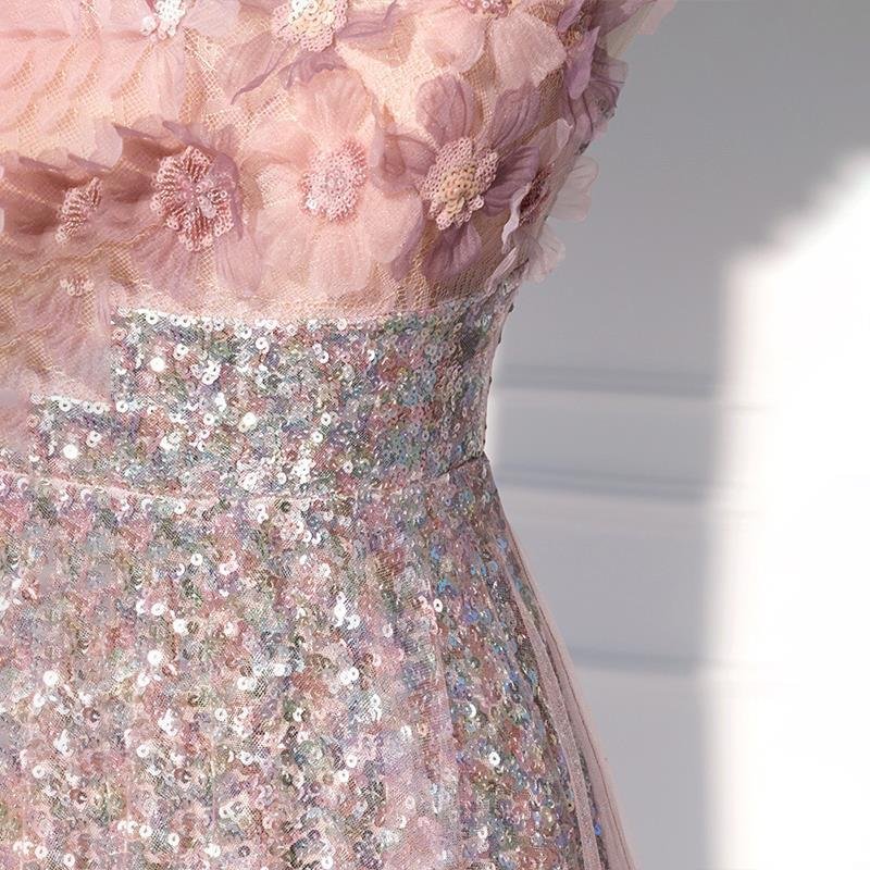 Sequined Flower Wedding Dress For Women - Image 2