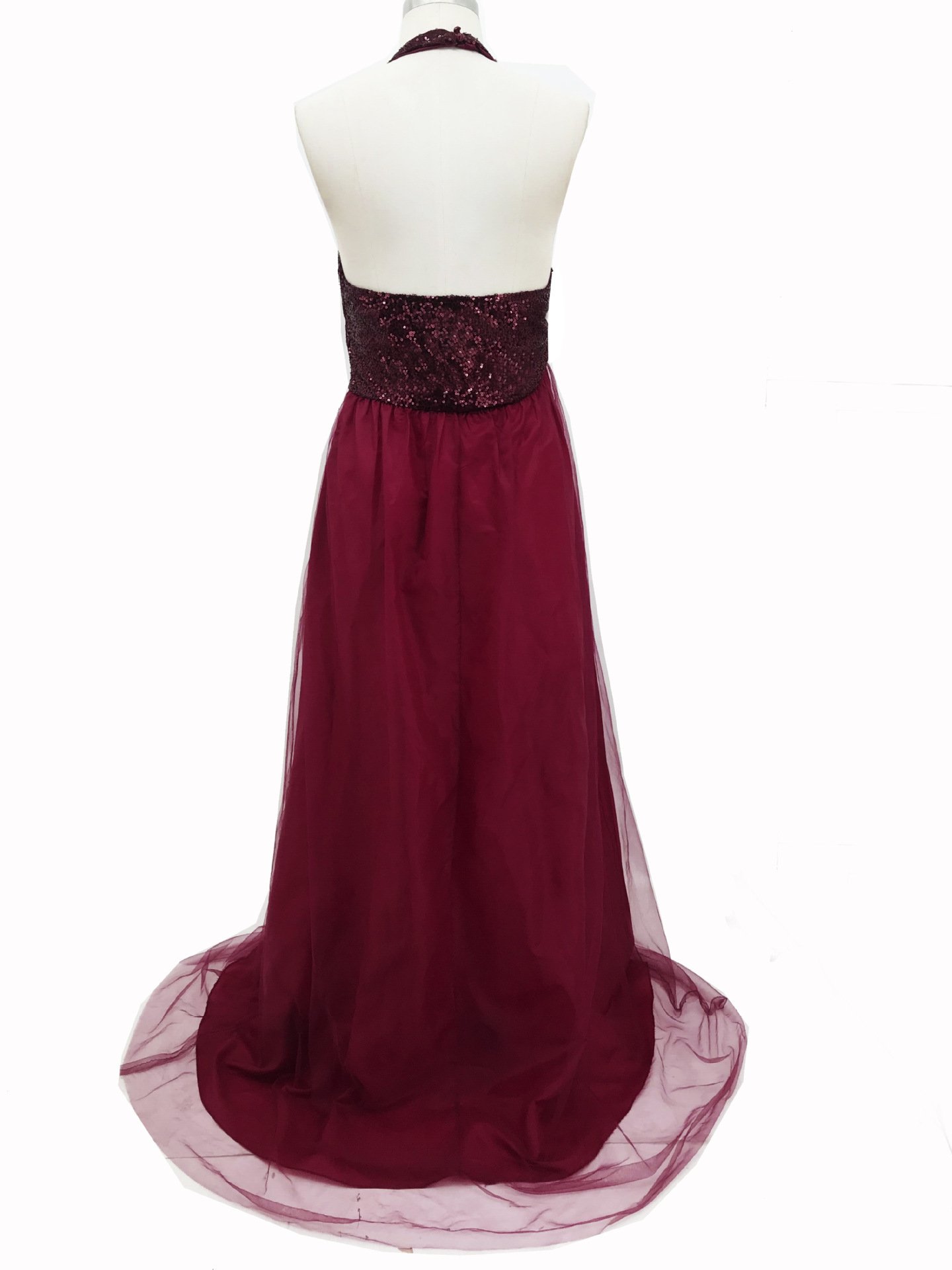 Sleeveless Long Dress Wedding Dress Party Dress - Image 5