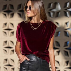 New Velvet Tops For Women
