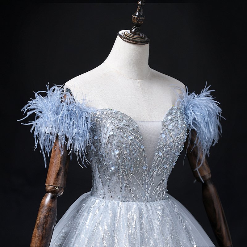 Ladies Retro Fashion Bridal Toast Dress - Image 2