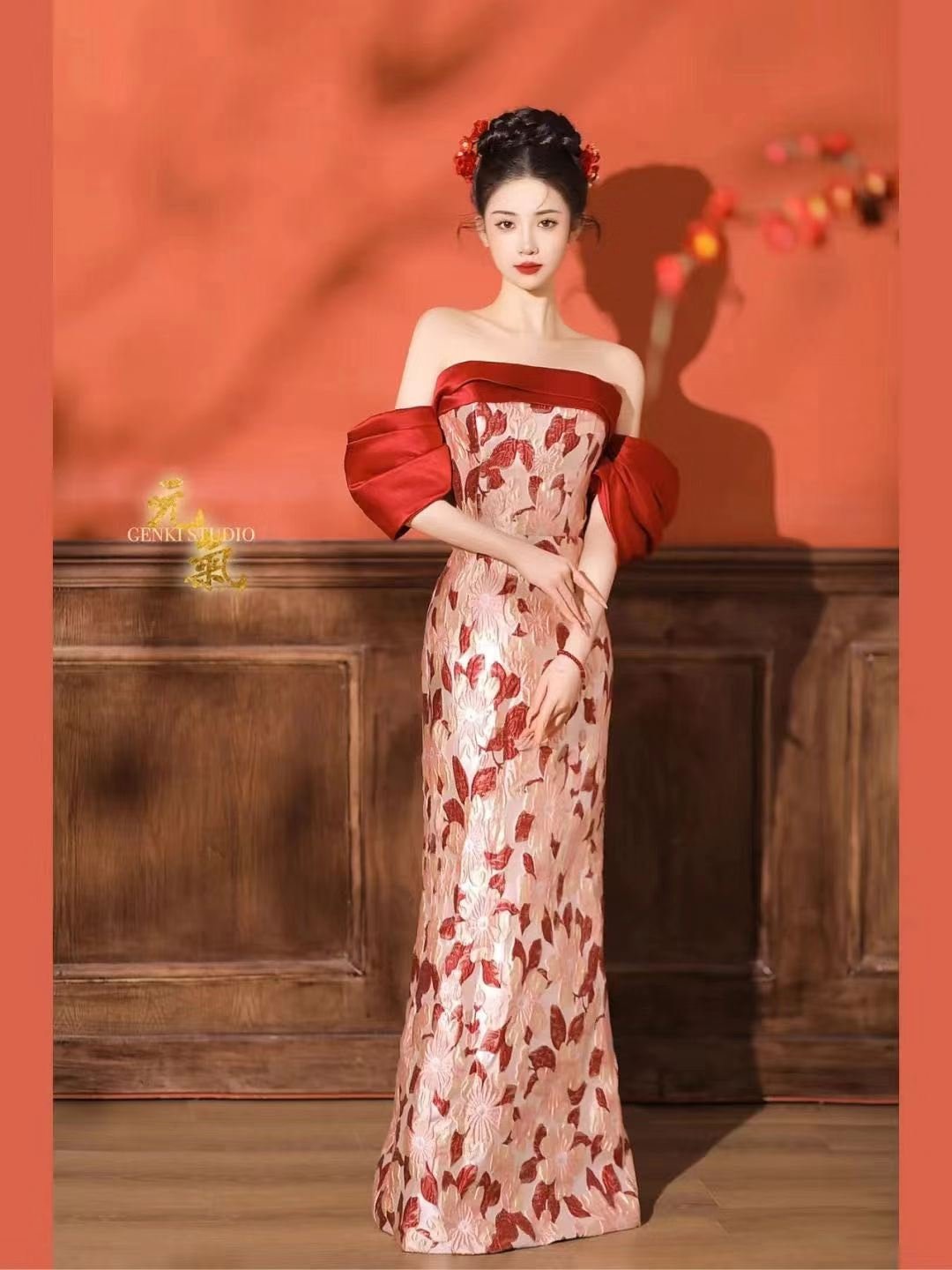 Tube Top Toast Dress Bridal Wedding Dress - Image 3