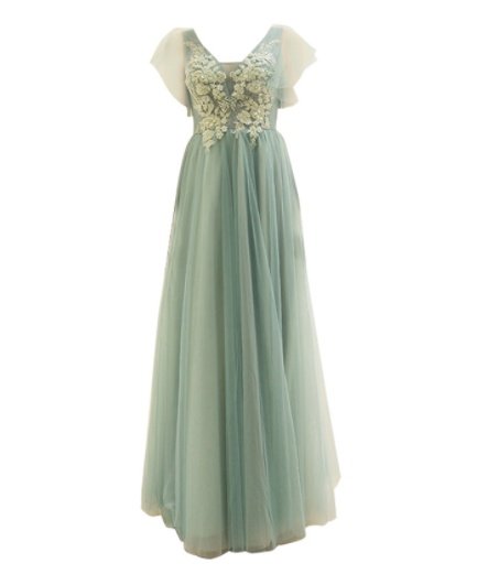 New Light Green Bridal Wedding Toast Dress - Image 4