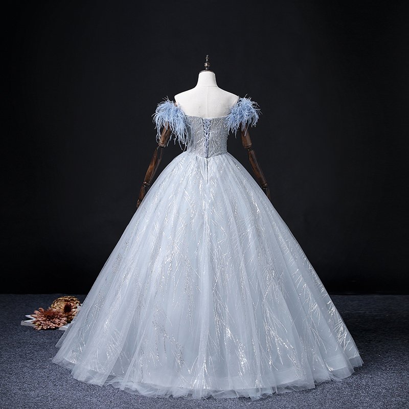 Ladies Retro Fashion Bridal Toast Dress - Image 5