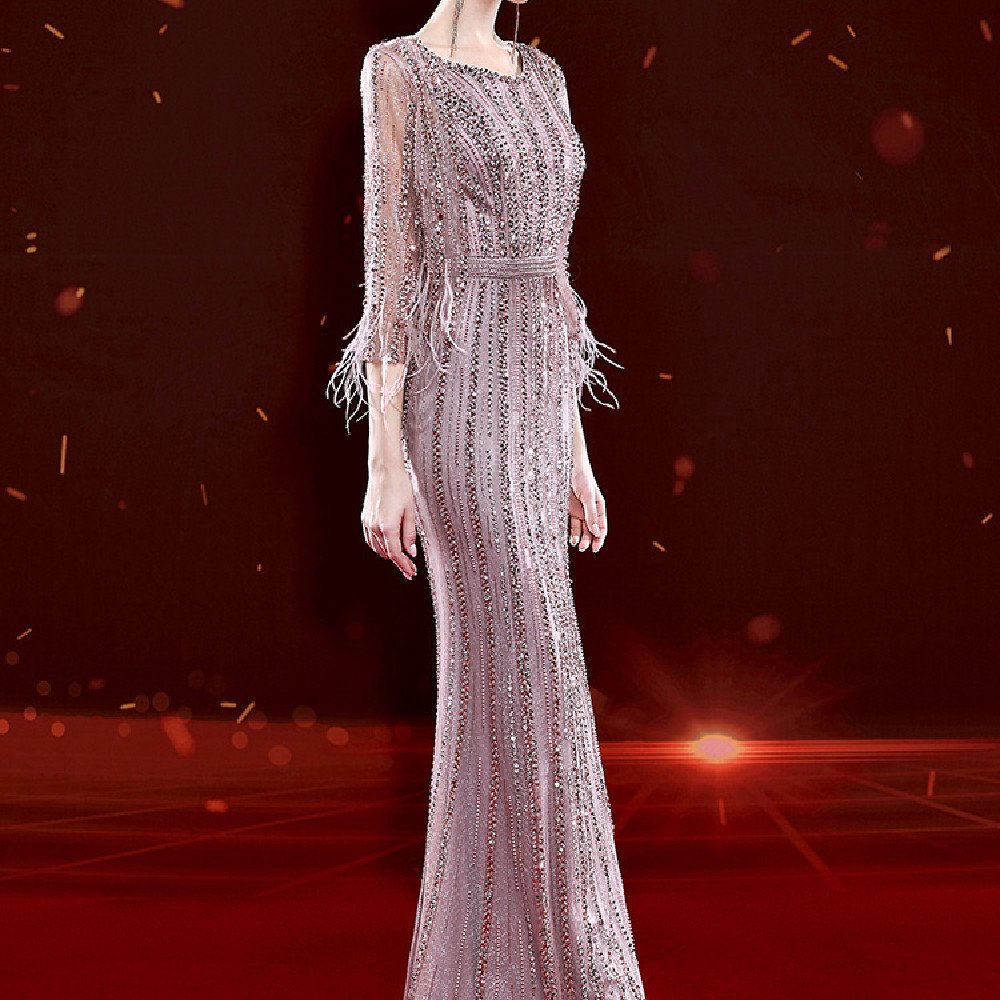 Women's Party Luxury Texture Dress - Image 5