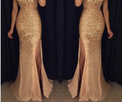Split sequin dress - Image 5