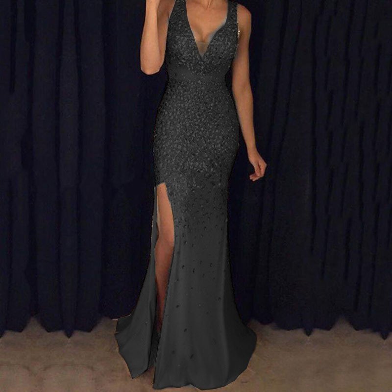 Split sequin dress - Image 2